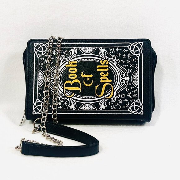 Halloween Purse/Crossbody w/Chain Strap - Book of Spells - Picture 1 of 7